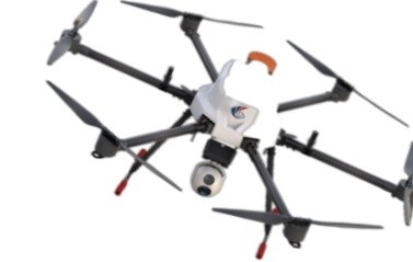 Çok amaçlı kablosuz uzaktan kumanda UAV Drone 6 rotorlu 10m/s maksimum hız