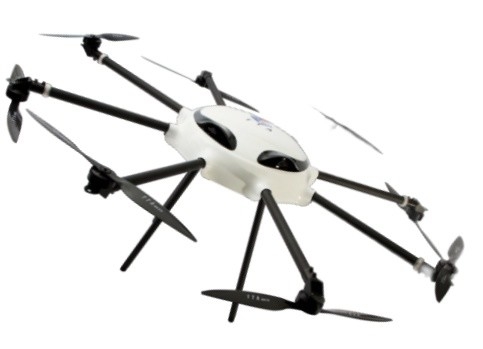 LT-M8FD Özel Sekiz Rotorlu Ağlı UAV Denetim ve Lojistik Alanı için