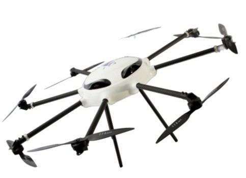 Kargo taşımak veya araştırma alanı için sekiz rotorlu 25kg seviye çok amaçlı drone
