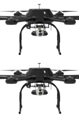30 kg ağırlıklı ağlı çok rotörlü dronlar ve AI Üç Eksenli Fotoelektrik Lens